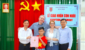 Lễ Bàn giao nuôi con nuôi có yếu tố nước ngoài